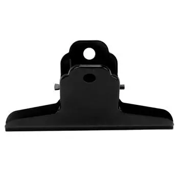 Металлический зажим для папок, металлический материал, прочный захват, большой размер, офисный зажим для папок для домашнего обучения