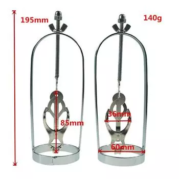 Металлический зажим для сосков из нержавеющей стали для женщин, зажим для молока, флирт пары, двигатель пыток, стимуляция, секс-продукт для взрослых Nipple Clamp Pairs