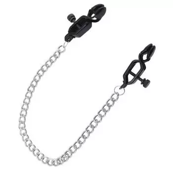 Металлический зажим для сосков, зажимы для брестских половых губ с цепочкой, игры для флирта, секс-игрушки для взрослых