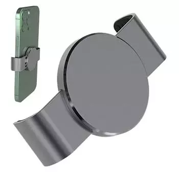 Металлический зажим для телефона, магнитный зажим, магнитный автомобильный держатель для телефона, мобильный держатель для автомобиля, запасные части для салона чёрный