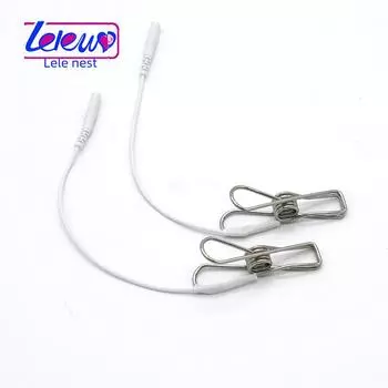 Металлический зажим с электрошоком: Интенсивный усилитель игры для мужчин и женщин - Аксессуар для сосков и половых губ