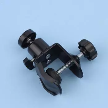 Металлический зажим с мини-шаровой головкой 360°, быстросъемный зажим, кронштейн для штатива, винтовой зажим 1/4 для вспышки, микрофона, монитора, камеры