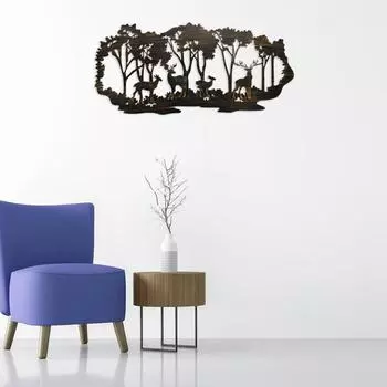 Металлический Железный Форст Олень Силуэт Искусство Подвеска Ремесло Сад Домашний Настенный Декор #