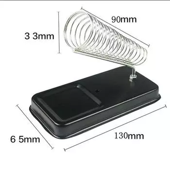 Металлический железный паяльник с твердой основой, портативный для электромонтажных работ