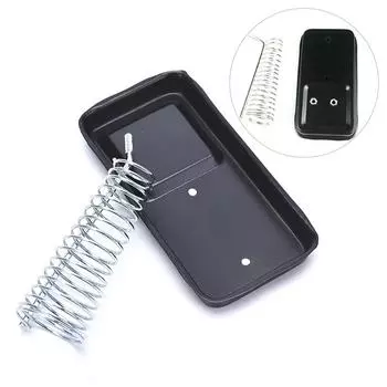 Металлический железный паяльник с твердой основой, портативный для электромонтажных работ