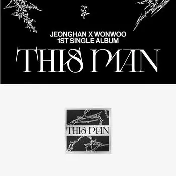 Металлический значок JEONGHAN X WONWOO для первого сингла альбома THIS MAN