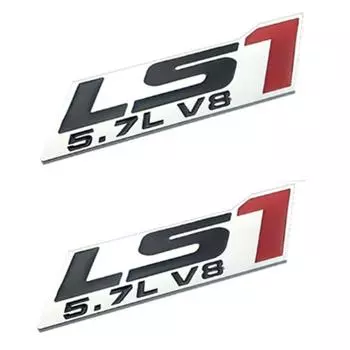 Металлический значок LS1 5.7L V8, 2 шт., стандартный значок на крышке багажника