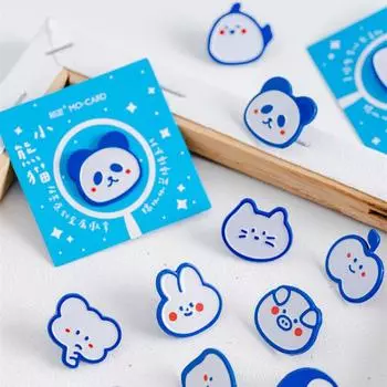 Металлический значок мини-панды, креативный милый значок, украшение для сумки для одежды frog