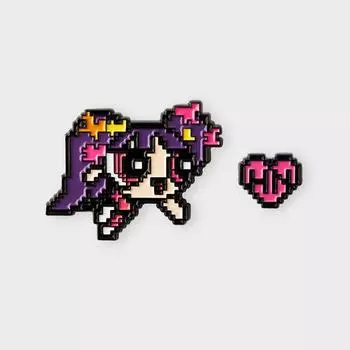 Металлический значок The PowerPuff Girls x NJ (Ханни)