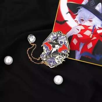 Металлический значок «Ведьмак», волшебная брошь в стиле аниме и игры, украшение на булавку, аксессуар для рюкзака Limited edition XZ6829