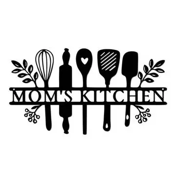 Металлический знак для кухни в деревенском стиле - очаровательный настенный декор для украшения фермерского дома в деревенском стиле и настенная наклейка светло-серый