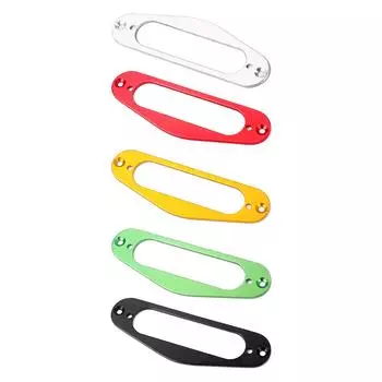 Металлическое кольцо для крепления звукоснимателя с одной катушкой для электрогитары TLStyle чёрный