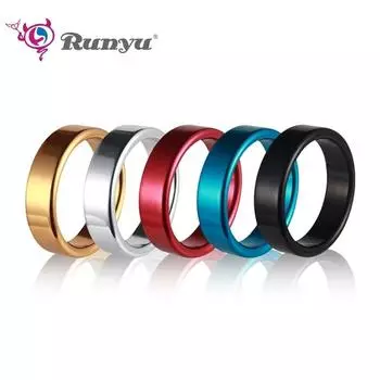 Металлическое мужское кольцо Runyu для эрекции члена, для взрослых, ограничители задержки эякуляции в мошонке, мужские насадки на пенис, секс-игрушки 40mm