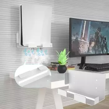 Металлическое настенное крепление для PlayStation 5 PS5 Disk Edition Настенный кронштейн для хранения консоли