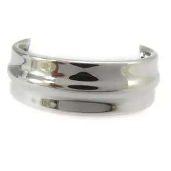 Металлическое серое кольцо из вольфрама High Tech