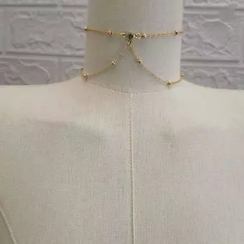 Металлическое тело, бюст, цепочка, ювелирные изделия для женщин, сексуальный стиль, полые бикини, женская грудь