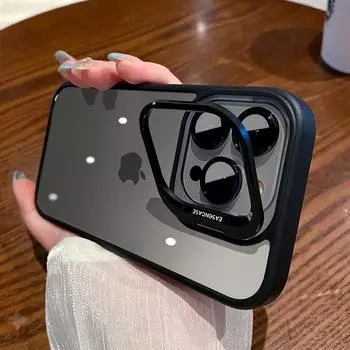 Металлическое защитное кольцо для камеры, чехол-подставка для объектива для iPhone 15, 11, 13, 12, 14 Pro Max 15 Plus, рассеивающий тепло бампер, противоударный чехол For iPhone 15