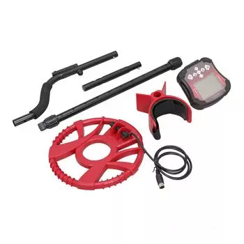 Металлоискатель 10-дюймовая поисковая катушка Водонепроницаемый высокочувствительный ЖК-дисплей Подземный детектор золота