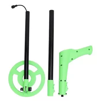 Металлоискатель 26-37,4 дюйма Длина Регулируемая 6-дюймовая поисковая катушка ЖК-дисплей Портативный металлоискатель