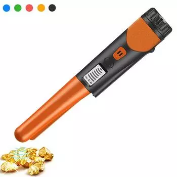 Металлоискатель-пинпоинтер, водонепроницаемый ручной светодиодный металлоискатель, палочка-указатель с поясной кобурой, маленький золотой металлоискатель для детей и взрослых синий