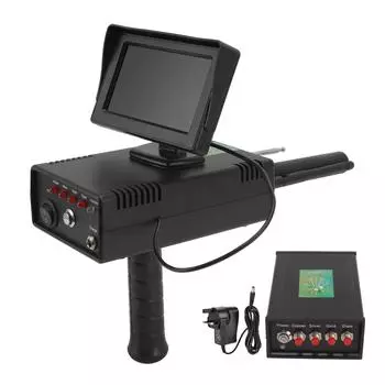 Металлоискатель с диапазоном 1000 метров, подземный металлоискатель глубиной 20 м с дисплеем для золота