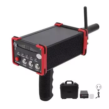 Металлоискатель с радиусом действия 1000 метров, подземный, глубина 15 м, красный металлоискатель для поиска сокровищ в США