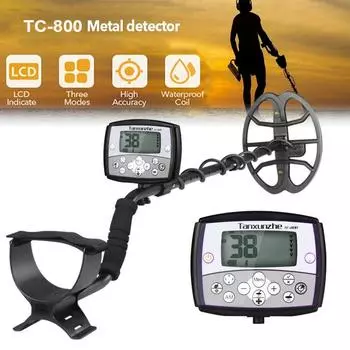 Металлоискатель TC-800 Профессиональный высокочувствительный детектор золота и сокровищ с одночастотной технологией