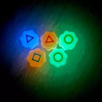 Метательная игрушка «Кальмар» Реквизит для метания | Светится в темноте (5 шт.) (1шт) One Size