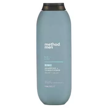 Method, Men s, 2-в-1 шампунь + кондиционер, океан + прибой, 14 жидких унций (414 мл)