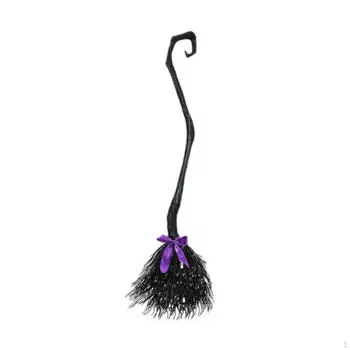 Метла ведьмы, реквизит для летающих метел, реквизит для злого волшебника, украшение на Хэллоуин