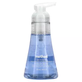 Метод, Пенящееся средство для мытья рук, с минералами ши, 10 жидких унций (300 миллилитров)