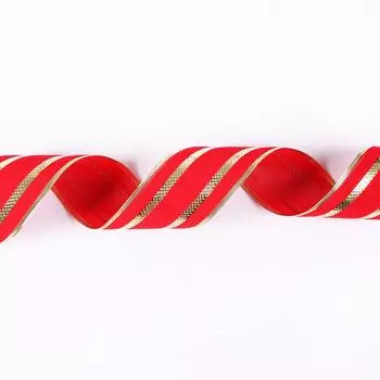 Метр Роскошная 10 Красный Бархат Рождественская Декоративная Лента для Праздничных Торжеств