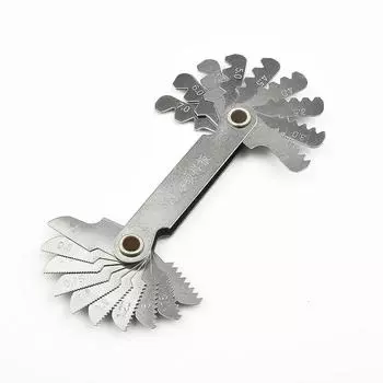 Измерительный калибр для метрической резьбы 60°, 1 шт. 0.5-7.0 metric system 60 degrees 20pc