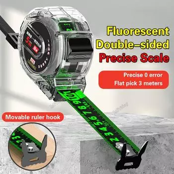 Метрическая рулетка 5/7/10 метров, точная и прочная измерительная линейка, точная и четкая измерительная лента