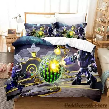 Metroid Prime Bedding Set Single Twin Full Queen King Size Bed Set Adult Kid Bedroom Duvetcover Sets Game Parure de lit Bed 70x133cm 2pcs