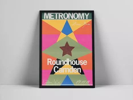 Metronomy концертный постер звезда певица альбом поп-музыка плакат холст живопись красочный пентакль плакат настенное искусство гостиная домашний декор 21cm30cm NoFrame