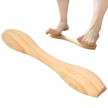 MEUMOTTO Зеленый бамбуковый деревянный степпер для арки стопы с плоской подошвой из натурального дерева, [Увлекательный комфорт] Дизайн, подошва, горшок, уход,