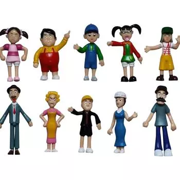 Мексиканская анимационная фигурка, модель персонажа, креативная декоративная фигурка, орнамент One Size