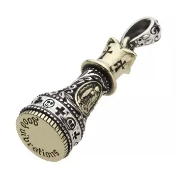 Мексиканская шахматная подвеска Мария fp0457 [Figmart] [Серебряный аксессуар]