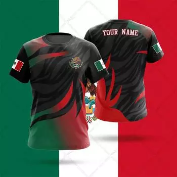 Мексиканские футболки с графическим рисунком, летняя повседневная уличная одежда, мужские модные свободные футболки, большие топы с короткими рукавами для мальчиков, одежда 6XL 6XL