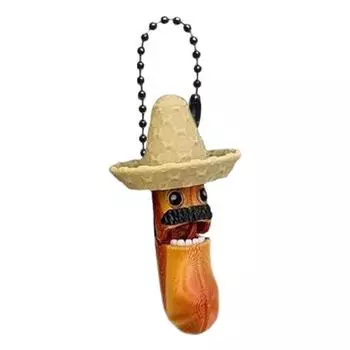 Мексиканский прыгающий боб брелок 3D-печать Фиджет-брелок Снятие стресса Декомпрессионная игрушка Мексиканские сувениры Сувенир для вечеринки 1pc