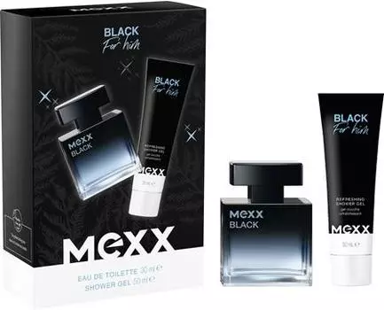 Mexx Black Man Coffret Cadeau Pour Homme TU прозрачный