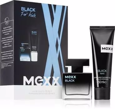 Mexx Black Man coffret cadeau pour homme TU прозрачный
