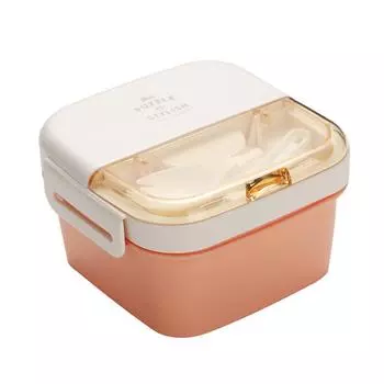 MeyJig Compartmental Lunch Box Microwavable Bento Box Leakproof Eco-Friendly Food Container 1100ml 1100ml фиолетовый