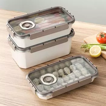 MeyJig нержавеющая сталь ланч-бокс холодильник пищевой контейнер герметичный контейнер для хранения запечатанный контейнер для бенто 2200ml белый