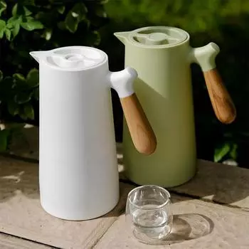 MeyJig термос из нержавеющей стали чайник вакуумные колбы бытовой изолированный кофейник белый