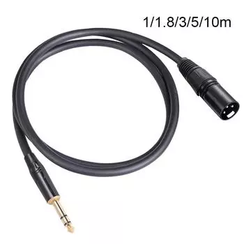 Межблочный кабель 1–10 м 1/4 дюйма TRS с XLR 1/4 дюйма A