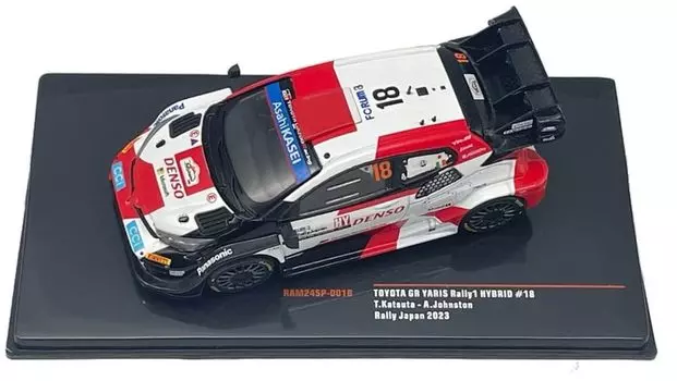 Международная торговая KB Модель Toyota GR Yaris Rally Japan Полный продукт 1/43 Rally1?2023 #18 Т.Кацута RAM24SP-001B