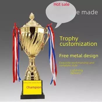 Международный металлический спортивный трофей: Медаль за ежегодные соревнования по тхэквондо и голубям Height 29cm Model 140C