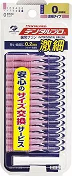Межзубная щетка Dental Pro 15P Размер 0 SSSS Оптовая покупка I-образная (x3)